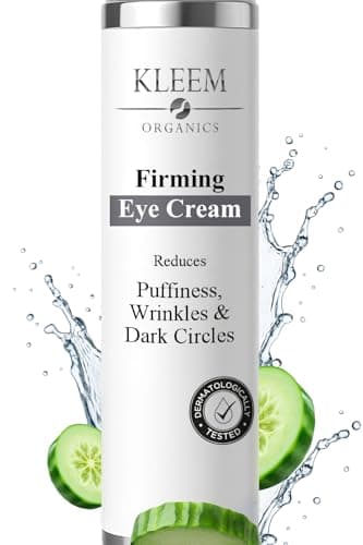 Kleem Crema Contorno Occhi Antirughe Dermatologicamente Testata - Formula Vegana a Tripla Azione Anti Age, Anti Borse, Anti Occhiaie con Peptidi e Caffeina – Donna e Uomo - 15ml