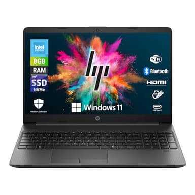 HP 250RT G9 - Notebook Display 15,6" HD - Processore Intel N150 4 Core fino a 3.6Ghz - Ram 8Gb SSD 256Gb - Pc Portatile Pronto all'uso con Windows 11 Pro