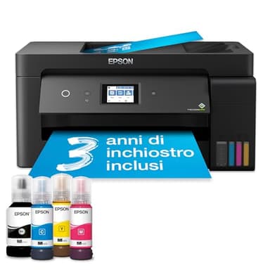 Epson EcoTank ET-15000 Stampante con Serbatoi D’inchiostro | Casa e Piccolo Ufficio | Wi-Fi | A3+ | Stampa, Copia, Scansione, Fax | Stampa Fronte/Retro | Touch-screen 6.8 cm | ADF Da 35 Fogli