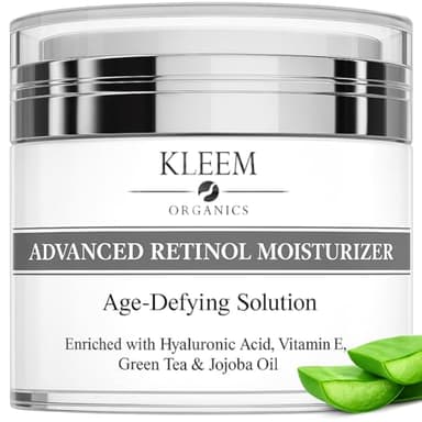 Crema Viso Antirughe Acido ialuronico con Retinolo e Collagene - Eletta Miglior Crema Antirughe Donna e Uomo per Rughe, Macchie Scure e Linee Sottili - 50ml