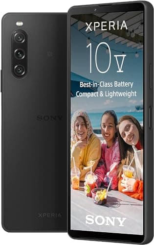 Sony Xperia 10 V (Batteria da 5.000 mAh, Display OLED Wide 6,1 pollici 21:9, Obiettivo triplo, Leggero e compatto, Jack audio da 3,5 mm, Android 13, IP65/68) 24+12 mesi di garanzia [Esclusiva Amazon