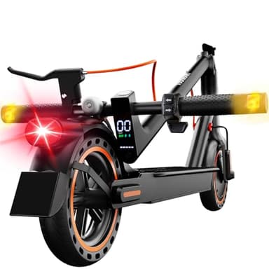 Monopattino Elettrico Adulto Ultraleggero Ammortizzatori-35KM Autonomia, 25 Km/h,350W,Indicatore di Direzione, e App, 8.5" Pneumatici,Sistema Controllo Doppia Frenata,Antifurto Pieghevole E-Scooter