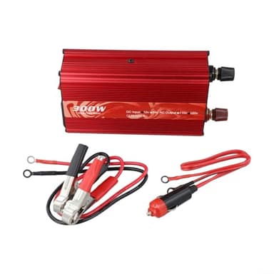 Inverter a onda sinusoidale pura da CC 12 V o CC 24 V a CA 220 V 300 W, per installazione solare off-grid, camper, barche, campeggio e uffici mobili (300 W 220 V)