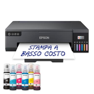 Epson EcoTank ET-18100 Stampante con Serbatoi D’inchiostro | Stampa Fotografica | Inchiostri 6 Colori | Wi-Fi | A3+| Stampa Su CD/DVD E Carte PVC | Supporti Speciali Fino All'A3+