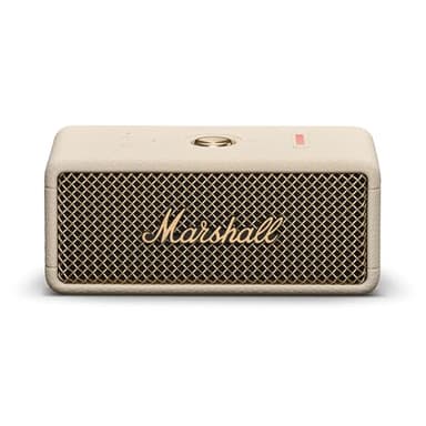 Marshall Emberton III Altoparlanti Bluetooth portatili Wireless accoppiabili IP67 Resistente a polvere e acqua, 32+ ore di riproduzione Ricarica rapida - Crema