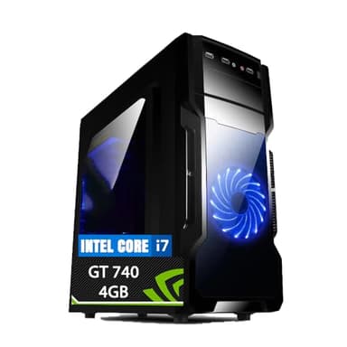 PC Gaming Fisso NUOVO pronto all'uso • Cpu intel core i7-6700 • 16GB RAM DDR4 • 512GB SSD • Scheda grafica dedicata GT 740 4GB • Windows 11 Pro • Office 365 • Ideale per Gaming BASE • Garanzia 2 anni