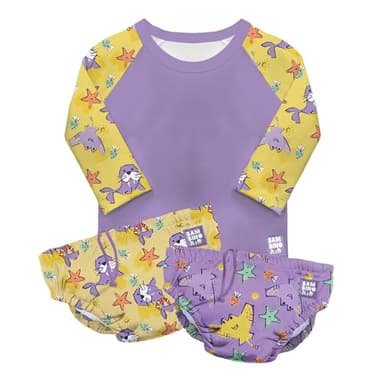 Bambino Mio, Set Nuoto, Combo Top Nuoto e Costumino Contenitivo, Squadra Sabbia, (6-12 mesi)