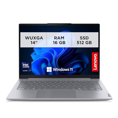 Lenovo - Notebook 14 Pollici ThinkBook 14 Gen 8, PC Portatile Professionale Windows 11 Pro, Intel Core Ultra 7 255H, Ram 16GB DDR5, 512GB SSD NVMe, Laptop AI Boost, Computer Audio Dolby, Webcam FHD IR