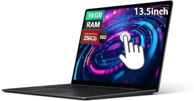 Microsoft Surface Laptop 3 Touch Screen Notebook, 15,5 pollici FHD (2496 x 1664), Intel Core i7-1065G7, 16 GB RAM, SSD da 256 GB, tastiera QWERTY nero, Windows 11 Pro (ricondizionato)
