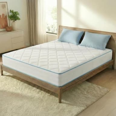 Sleephome Materasso 120x190 h 20 cm Molle Insacchettate e Memory Lite Vaniglia – Ortopedico con Sistema Dinamico, Antiacaro Traspirante - Made in Italy