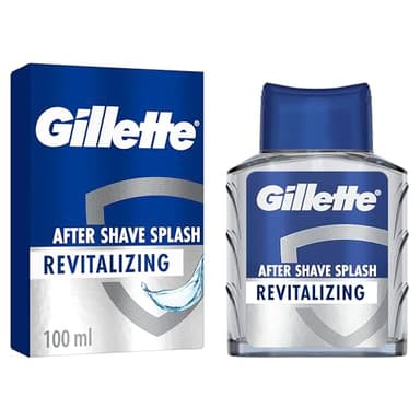 Gillette Series - Cura della barba Aftershave Splash per uomini (100 ml), sensazione rinfrescante e tonificante, fragranza rinfrescante per la rasatura, regalo per uomini