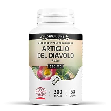 Artiglio del Diavolo Biologico - 330mg - 200 capsule