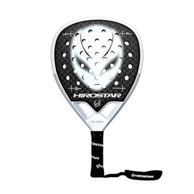 Hirostar Alien 2025 | Racchetta Padel Professionale, Forma a Diamante, 100% Carbonio | Carbonio 12K, Racchetta da Padel Con Bilanciamento Medio/Alto | Peso 365g - 380g