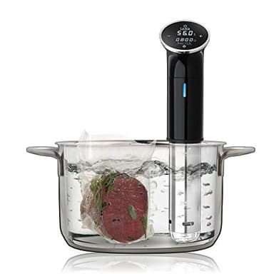 Laica Svc107 Sous Vide Termocircolatore a Immersione per Cottura Sottovuoto a Bassa Temperatura, Attivazione a Sfioro