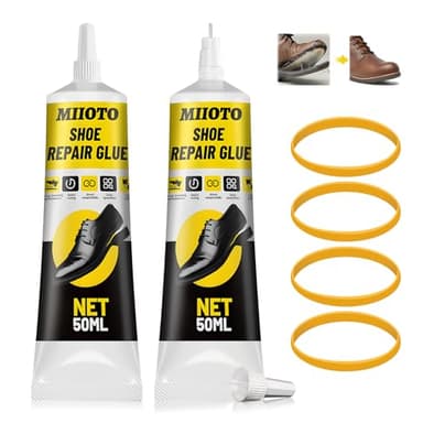 Miioto Colla Scarpe, Colle Scarpe Professionale, Colla per Pelle, Adesivo Impermeabile e ad Asciugatura Rapida per Scarpe da Ginnastica, Scarpe in Pelle, Stivali da Pioggia -100g