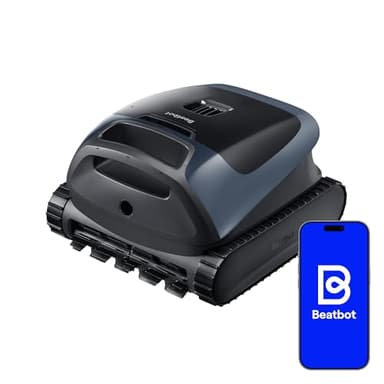 (2026 Nuovo) Beatbot Sora 30 robot piscina pareti e fondo, Linea d'acqua,Piattaforme,robot piscina senza fili,Parcheggio in superficie dell'acqua, Controllo App,5 ore,25700 LPH, Capacità 5L,Blu