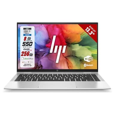 HP Elitebook, Notebook Pc portatile Convertible, Display 13,3" Touch FHD, Intel i5-10210U 4 core 1.60 GHz, Ram 8 Gb, SSD 256GB, Win 11 (Ricondizionato)