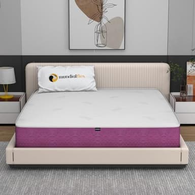 Mundialflex Materasso Una Piazza e Mezza 120x190 Memory - Ortopedico Alto 22 cm – Traspirante e Rigido – Rivestimento Silver Antibatterico – Dispositivo Medico 100% Made in Italy – Alba