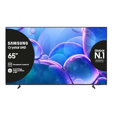 Samsung Crystal UHD 4K Smart TV 65'' UE65U7000FUXZT, Crystal 4K Processor, HDR, Smart Experience, OTS Lite & Adaptive Sound, Metal Stream Design, 2025
