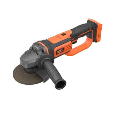 BLACK+DECKER, SMERIGLIATRICE a batteria 18V LITIO- unità senza batteria e senza caricabatterie. 3 posizioni dell'impugnatura.BCG720N-XJ
