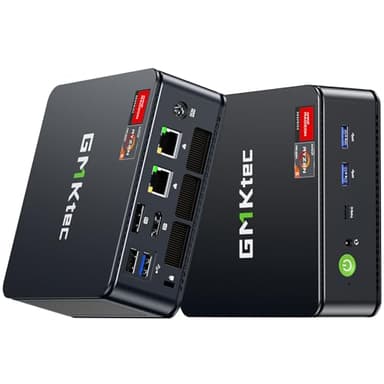 GMKtec Mini PC Gaming Ryzen 5 7640HS (Superiori al 6800H) con Grafica AMD Radeon 760M, 16GB DDR5, 1TB SSD M.2, Mini Computer con Doppia LAN 2.5G/WiFi 6E/Triplo Display 4K/USB 4.0 per Gaming e Ufficio