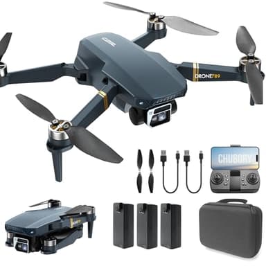 Drone con Telecamera 4K HD per Principianti, 84 Minuti di Volo (3 Batterie), 800m Portata WiFi FPV, Motore Brushless, Auto Hover e Auto Follow