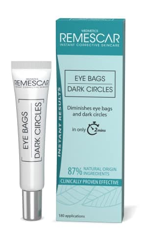 Remescar Crema Borse e Occhiaie 8ml – Trattamento Istantaneo Contorno Occhi – Crema Defaticante Uomo Donna con 180 Applicazioni