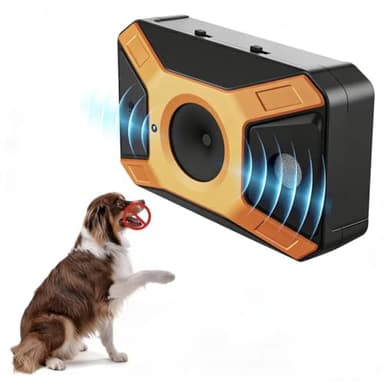 COODAY Dispositivo anti-abbaiare per cani, a ultrasuoni, adatto a tutti i breeds & size dogs, dispositivo a ultrasuoni antibello, 3 frequenze regolabili, dispositivo automatico anti-abbaiare, sicuro