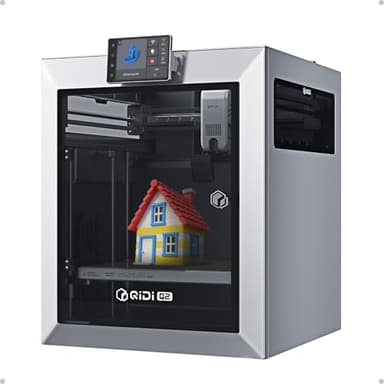 QIDI Q2 Stampanti 3D, Stampante FDM Chiusa, 65°C Riscaldamento della Camera, 600 mm/s, 3 in 1 Filtraggio, AI Fotocamera, Auto-calibrazione & Auto-livellamento, Volume di Costruzione 270x270x256mm