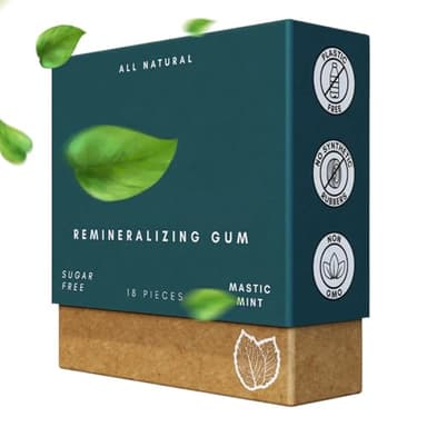 Chewing Gum for Teeth Health, Natural Plant Chewing Gum Tooth Cleaning Artifact, Sugarfree Chewing Gum With Nano Hydroxyapatite, Teeth Cleaning Tool Pure Gum for Oral Care