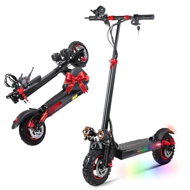 10 Pollici Monopattino Elettrico Adulto Scooter - Monopattino elettrico Pieghevole,40-55KM di Autonomia, Batteria 48V 15Ah, Carico Massimo 120KG mono pattino elettrico adulti