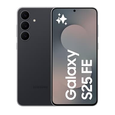 Samsung Galaxy S25 FE Smartphone AI, 3 anni di Garanzia del produttore, Display Dynamic AMOLED 2X 6.7'', Fotocamera 50MP, IP68, 8GB RAM, 256GB, Batteria a lunga durata, Jetblack [Versione Italiana]