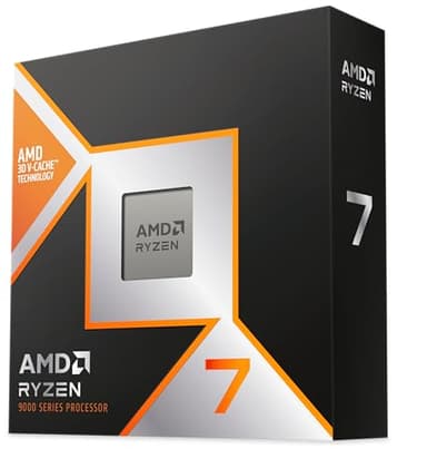 AMD RYZEN ™ 7 9800X3D 8 Core/16 Thread sbloccati, Architettura Zen 5, 104 MB di Cache, TDP 120W, Fino a 5.2 GHz di Frequenza Boost, Socket AM5, Dissipatore Non Incluso