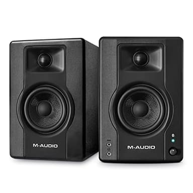M-AUDIO BX4 BT - Casse Attive Monitor Bluetooth da Studio con Woofer da 4.5" e di Potenza per PC, Musica, Gaming, Streaming, Podcasting e Djing, Coppia
