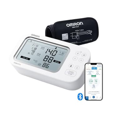 OMRON X7 Smart AFib Misuratore di Pressione da Braccio, Screening dell'AFib con controllo della pressione a casa, Misuratore di pressione validato clinicamente, 2 Utenti, Bracciale Intelli Wrap
