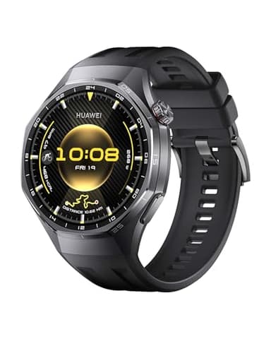 HUAWEI WATCH GT 6 Pro GPS 46mm Smartwatch, Display AMOLED da 1,47 pollici, Fino a 21 giorni, Ciclismo di Livello Pro, Oltre 100 Modalità Sportive, iOS e Android, Analisi ECG, Funzione NFC, Nero
