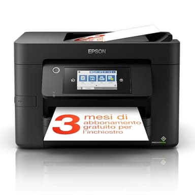 Epson Workforce PRO WF-4820DWF, Stampante Multifunzione, Inkjet A4 Fronte/Retro, Fax, Scansione, Copia, ADF 35 Pagine, velocità 25 Pagine al Minuto