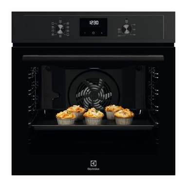 Electrolux Forno Multifunzione EOD3H50TH, Serie 500, da Incasso, SurroundCook con SteamBake, Pulizia Acqua Clean, Funzione Pizza, Display LED, Capacità 72 L. Classe A, 590x560x550