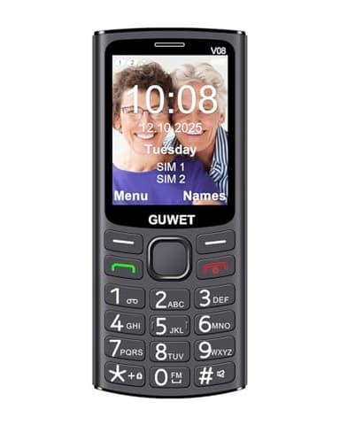 Telefono Cellulare per Anziani con Tasti Grandi,GSM Senior Telefoni per Persone Anziane,telefonini Dual SIM con Tasti Grandi e Facile da Usare,Display 2.4",SOS Notruftaste,Chiamata Rapida,Volume Alto