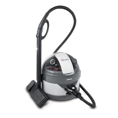 Polti Vaporetto Eco Pro 3.0, Pulitore a Vapore con Caldaia e Tappo di Sicurezza, Potenza Caldaia Max 2000 W, Serbatoio 2 L, 9 Accessori Inclusi, Made in Italy, Grigio