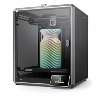 Creality K1 Max Stampante 3D, 600 mm/s di Velocità Massima, Livellazione Automatica, Doppio Raffreddamento, Volume di Costruzione 300x300x300 mm, per Aziende, Uffici e Fai-da-te