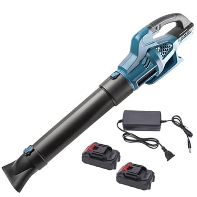 Soffiatore Professionale 6 Velocità Batterie 88V Soffiatore di foglie elettrico senza fili Cura del Giardino e la Rimozione di foglie e Polvere