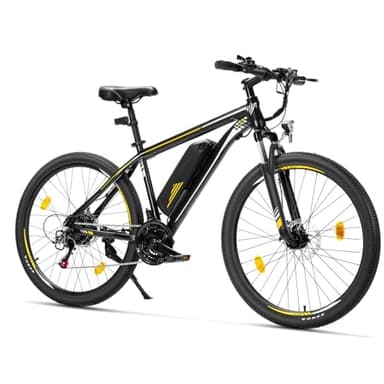 Touroll Bicicletta Elettrica, U1 26"/29", Autonomia di 65km, mountain bike elettrica, Motore 45 NM, Batteria Rimovibile 13Ah-29