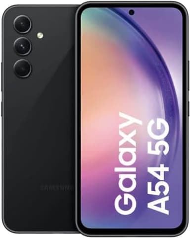 Samsung Galaxy A54 5G Android Smartphone 8GB RAM AI Display 6.4'' Super AMOLED Fotocamera 50MP 5.000 mAh (Nero, 256 GB)