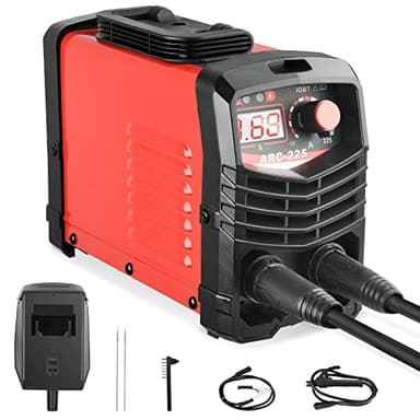 Saldatrice inverter IGBT da 200 A, saldatrice portatile a doppia tensione 110 V/220 V con display LCD, saldatrice ARC MMA leggera per uso domestico e professionale