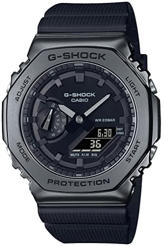 G-Shock Orologio Analogico-Digitale al Quarzo Donna con Cinturino in Resina GM-2100BB-1AJF