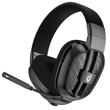 JIMYIU Cuffie Gaming, 2.4GHz/BT Cuffie Gaming Wireless per PC/PS5/PS4/ Mac, Cuffie PS5 con Microfono, Durata di Oltre 50 Ore, Nero (wireless)