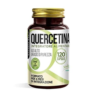 Quercetina 120 Capsule - 200 mg per 1 Capsula - Alto Grado di Purezza - 4 Mesi di Integrazione