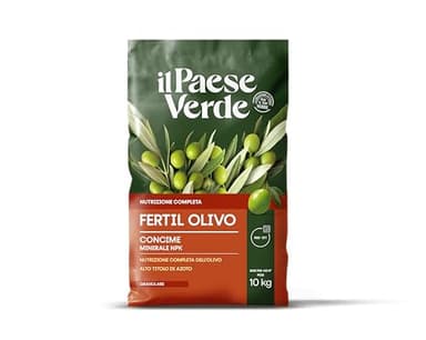 Il Paese Verde Fertil Olivo 10kg - Concime Con Ferro E Boro Per Olivi, Fertilizzante In Grani A Lenta Cessione. Nutre Le Piante In Modo Completo Grazie Ai Propri Micronutrienti.