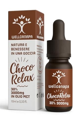 Wellcanapa Olio alla cioccolata in Olio MCT Puro Alta qualità premium 100% Naturale - Made in Italy